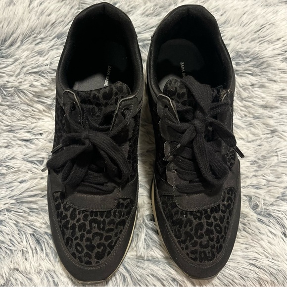 Zara animal print sneakers Black - Picture 4 of 11